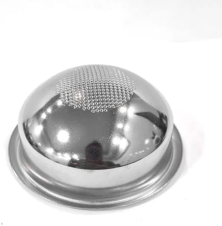 58mm Espresso Portafilter Basket 304 Stainless Steel Filter Basket Spherical Bottom Design Compatible with Even Espresso Extraction, Compati(1pcs 2cup) by Unknown