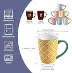 16 Oz Ceramic Coffee Mugs Set of 6 - Image 4