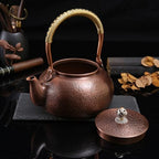 Handmade Pure Copper Teapot, Pure Copper Kettle for Gas Stove, Pure Copper Tea Set, Copper Teapot - Image 4