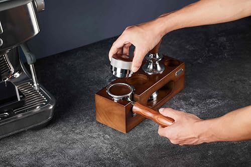 54mm Tamper Replacement for Breville tamper Adjustable Depth The espresso tamper made of Stainless Steel and Solid wood it's a good Coffee Tamper for Home espresso barista(53.3mm) - Image 4