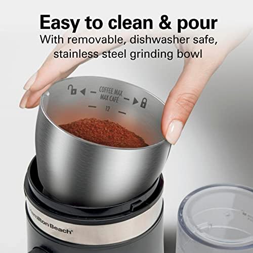 Hamilton Beach Custom Grind Electric Coffee Grinder For Up To 14 Cups - Image 5