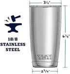 YETI Rambler 20 oz Stainless Steel Vacuum Insulated Tumbler w/MagSlider Lid - Image 6