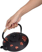30oz Cast Iron Teapot, Japanese Tetsubin with Straight Hook Spout, Tea Kettle for Home, Tea House - Image 3