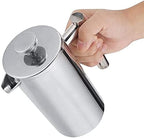 French Press Coffee Maker, 304 Stainless Steel Double-layer Coffee Pot with Strainer, Insulated Tea Maker, Coffee Makers for Home,Camping,Traveling1L - Image 4