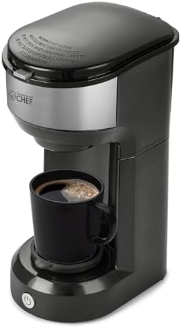 Commercial CHEF Single Serve Coffee Maker, 13-Ounce Water Tank, CHCM1B by CommercialChef