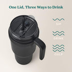 REDUCE 40 oz Stainless Steel Tumbler with Handle - Insulated Travel Mug - Image 5