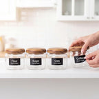 Wide Mouth Mason Jars 4-Pack 300ml w/Acacia Lids & Spoon - Image 2
