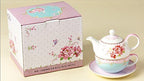 Jusalpha Porcelain Teapot for One, Rose - Image 5
