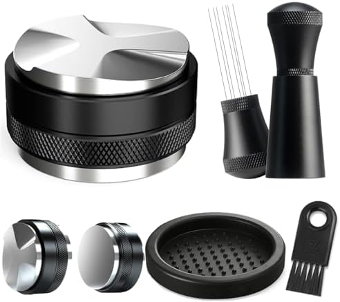 Complete 51mm Espresso Accessories Kit: Dual Head Espresso Leveler by DiscovertheArtofCoffee