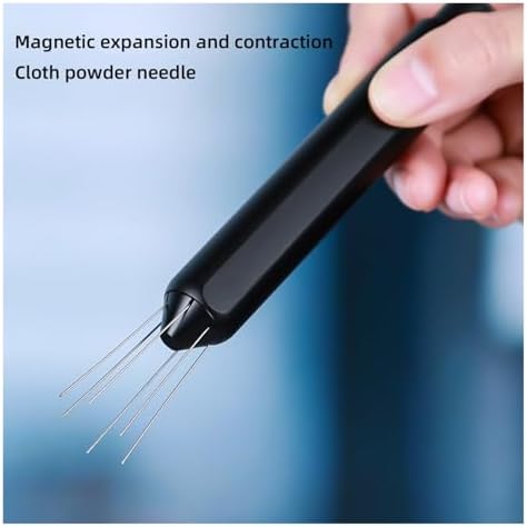 Shrinkable Portable 6pcs 0.4mm Needles Espresso Coffee Stirrer Coffee Needle Distributor With Base - Image 6