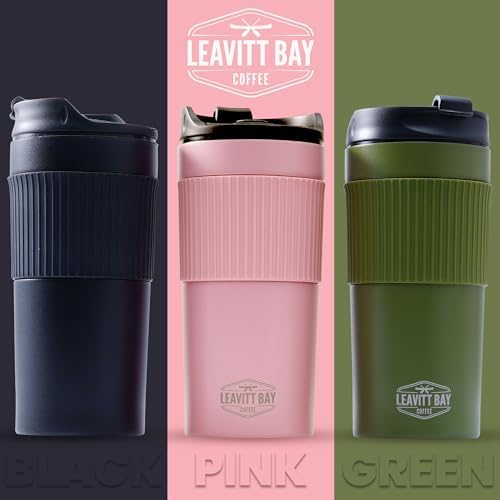 Black Portable French Press Travel Mug & Coffee Maker - Image 5