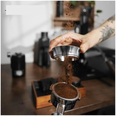 Espresso Coffee Dosing Funnel Compatible 51/53/54/58mm Stainless Steel Coffee Dosing Ring Barista Tools(53 or 54mm) - Image 3