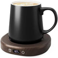 Coffee Mug Warmer Set for Desk, Smart Heated Electric Tea Cup Warmer Plate by SmartTool%E2%80%A2BetterLife