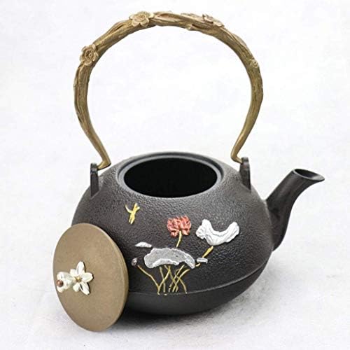 Cast Iron Teapot Japanese Style Tetsubin Tea Kettle 1L - Image 3