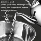 Tea Kettle Gas Kettle an Stovetop Water Kettle and Stainless Steel Stovetop Safe Teapot an Induction Whistling Stovetop Kettle Stove Top Whistling Tea Kettle (Onecolor 6.8l) - Image 7