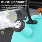 Whistling Stovetop Tea Kettle, 3.2 Quart Stainless Steel Teapot with Cool Touch Ergonomic Handle, Hot Water Fast to Boil, Blue - Image 5