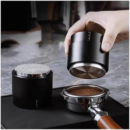 Stainless Steel 3-in-1 Tamper Needles Coffee Distributor Stirrer Needles Press Powder Hammer Espresso Tamper Leveler Tool(53mm,Thread-Base) - Image 4