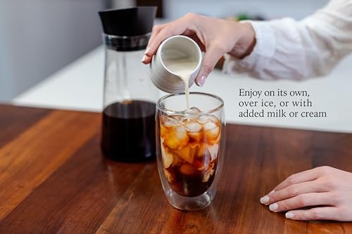 Cold-Brew Coffee Maker, 1350ml capacity,Stainless Steel 304 filter, includes cleaning brush - Image 4