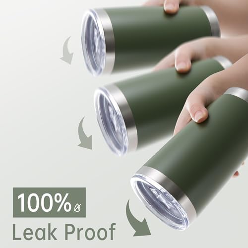 20 oz Tumblers Bulk Stainless Steel Tumbler with Lid, 12 Pack - Image 4