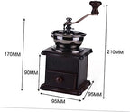 Manual Coffee Bean Hand Grinder, Adjustable Stainless Steel Burr Mill - Image 5