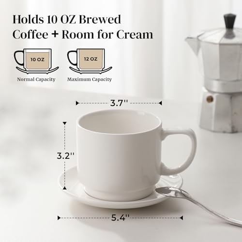 DOWAN 12OZ Coffee Cups and Pour Over Coffee Maker - Image 4