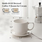 DOWAN 12OZ Coffee Cups and Pour Over Coffee Maker - Image 4
