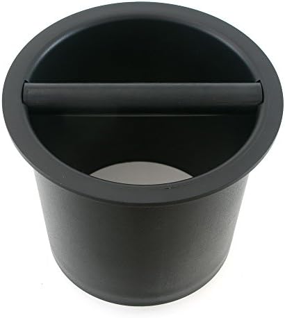 Espresso Parts Open Bottom Barista Knockbox ABS Plastic, BPA-Free, 6" Round, Black - Image 3