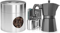 Coffee Gator Moka Pot - 6 Cup Mini Travel Canister 4oz by CoffeeGator