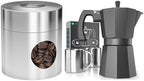 Coffee Gator Moka Pot - 6 Cup Mini Travel Canister 4oz by CoffeeGator