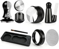 7 PCS Espresso Accessories Set with 58mm Spring Loaded Tamper by HRBLY-001