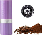 1Zpresso Q Air Manual Coffee Grinder-Purple, Mini Slim Travel Sized Fits in the plunger, Stainless Steel Conical Burr, Numerical Adjustable Setting for Pour Over French Press Cold Brew by 1Zpresso