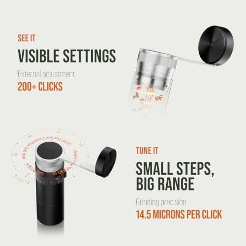 WACACO Exagrind Pro-E Coffee Grinder Manual, External Adjust - Image 3