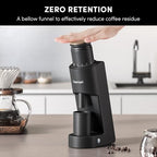 Burr Coffee Grinder,Wirsh Electric Single Dose Coffee Grinder Geimori GU38 with 38mm 6-Core Conical Burr,Stepless Adjustment for Espresso,Drip,French Press,Cold Brew,Bellows Included. - Image 2