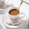 Moving Reflection Creative Coffee Cup Mirror Reflection Coffee Mug Coffee Handmade Mug Tea Ceramic Cup Shadow Mirror Saucers Coffee Mug (Color : Horse) by Unknown