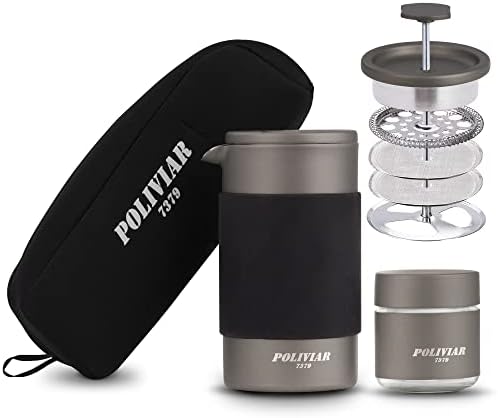 POLIVIAR 34 oz French Press & 12 oz French Press - Image 3