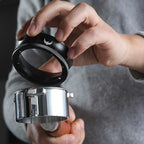 58mm Espresso Must Haves Tools Includes Portafilter Funnel, Self Leveling Tamper, Coffee Distributor, Espresso Needle Whisk and Puck Screen - Image 5