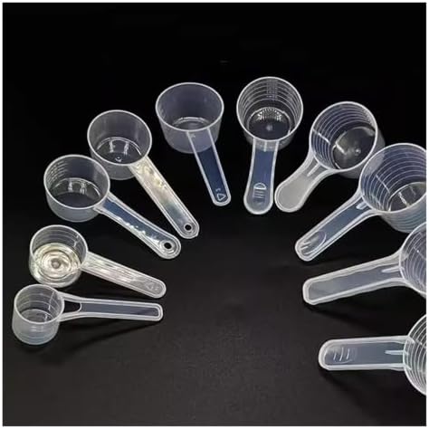 5PCS Plastic Measuring Spoon Set, Coffee Scoop with Scale - Image 3