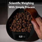 Digital Coffee Scale with Coffee Dosing Cup, HD LED Display, 0.1G Accuracy, 0.1G~1000G Weighing Range, Precise Measurement, 60S Auto Off for Home Brewing - Image 2