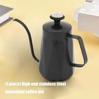 Accuracy Pour Gooseneck Kettles 700ml Coffee Pots with Thermometers and Controlled Flows Spouts for Coffee Enthusiasts Kitchen Brewing Tool - Image 2