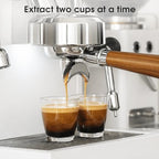 58mm Portafilter with Double Spout Fits E61, Flair 58, ECM, Rancilio Silvia - Image 3
