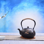 Cast Iron Tetsubin Tea Pot with Infuser Vintage Japanese Style Iron Teapot Sturdy Stovetop Safe for Loose Leaf Tea Brewing at Home Or Tearoom - Image 6