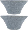 2Pcs Classical Japanese Coffee Filters Ceramic Coffee Dripper Reusable Dripper Paperless Tea Strainer Chinese Kung Fu Tea Culture, 4.52x4.52x2.36inch by Healeved