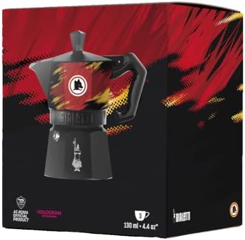Bialetti Caffettiera Moka Express Roma, Not Suitable for Induction Hobs, Aluminium, Silver, 3 Cups (130 ml) - Image 5