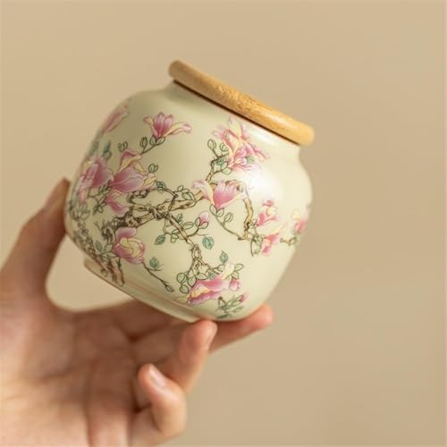 Ceramic Tea Caddy with Airtight Lid for Loose Leaf Storage - Image 4