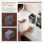 INOOMP Espresso Grounds Disposal Bin, Coffee Knock Box with Non-Slip Base - Image 3