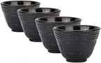 tetsubin workshop japanese cast iron kettle fitting Rich teacup,Pack of 4(100mL) by Unknown