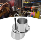 Single Spout Stovetop Moka Pot, 220ML Stainless Steel Stovetop Espresso Maker, Coffee Maker Appliances Tools for Home Outdoor Camping - Image 6