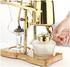 JITEM Cafetera Belgium Luxury Royal Family Balance Syphon Coffee Maker Siphon Brewer Elegant Design Retro Style 4-5 Cups Glass Siphon Pot for Coffee or Tea - Image 4