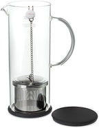 FORLIFE LUCENT Glass Iced Tea Jug with Capsule Infuser, 48-Ounce, Charcoal - Image 3