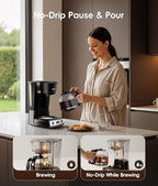 ecozy 12-Cup Drip Coffee Maker with Electric Coffee Grinder Combos - Image 5